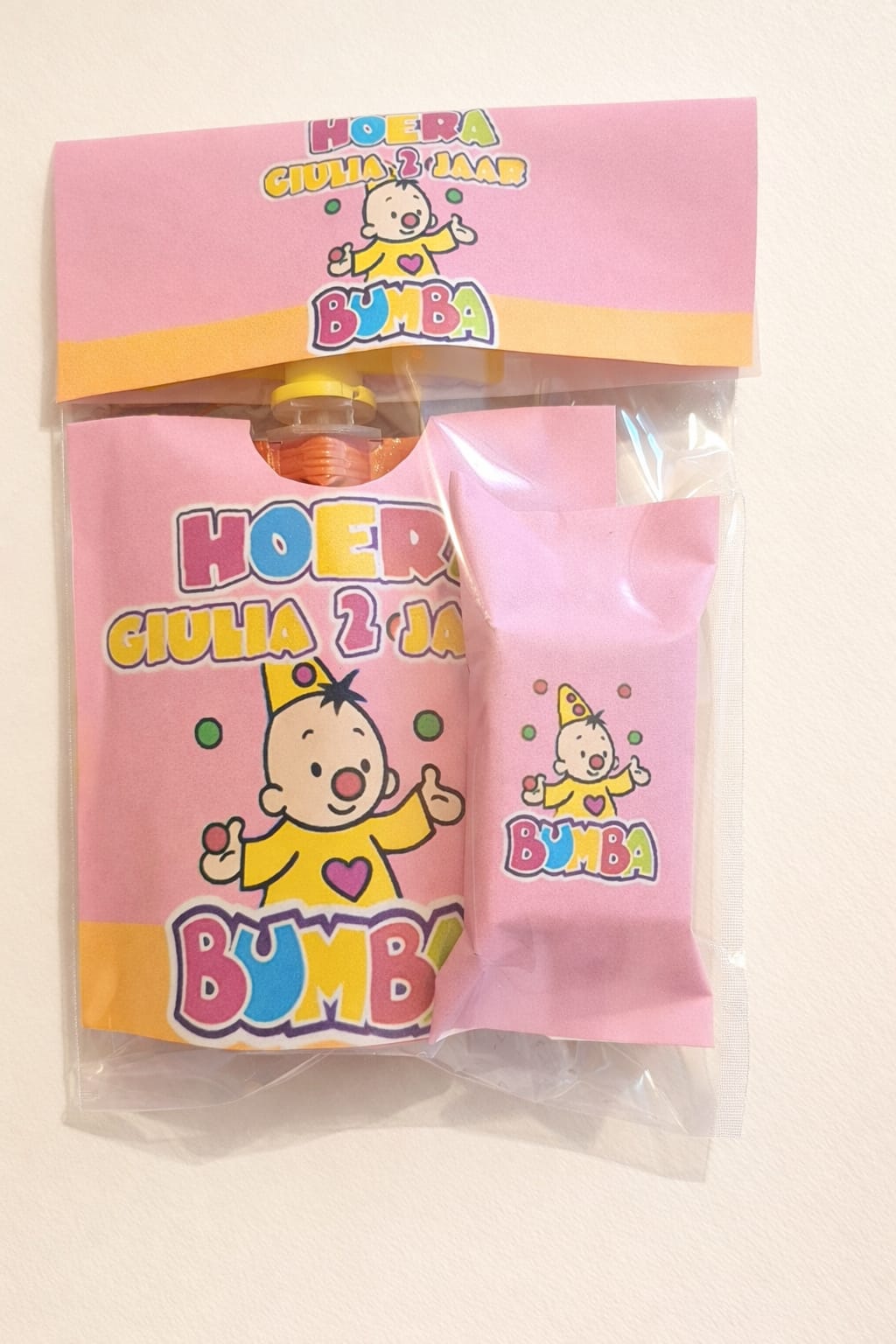 Bumba uitdeeltraktatie roze