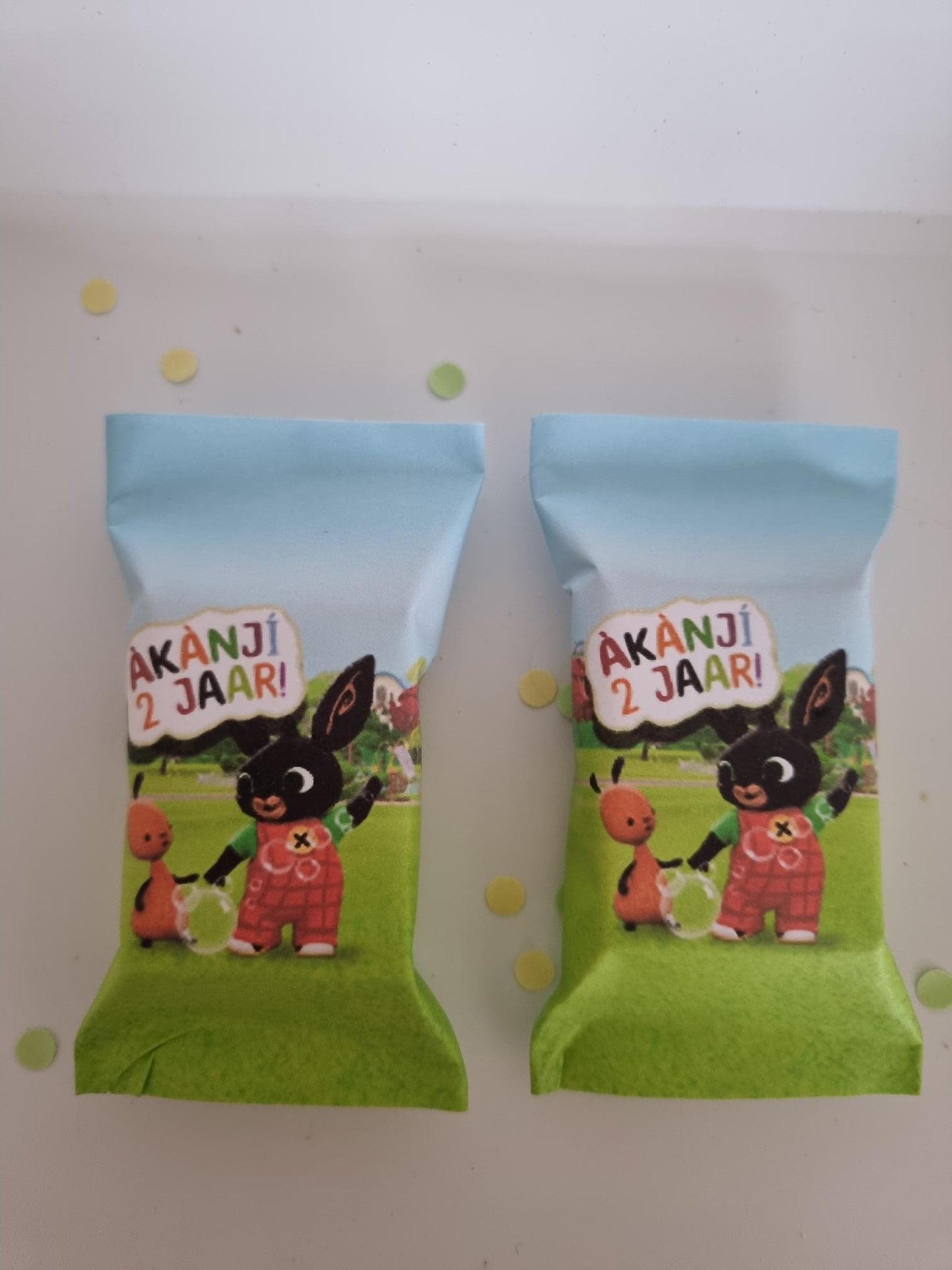 Bing uitdeel traktatie