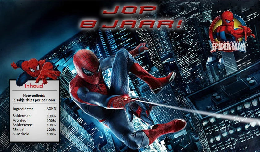 Chipswikkel Spiderman