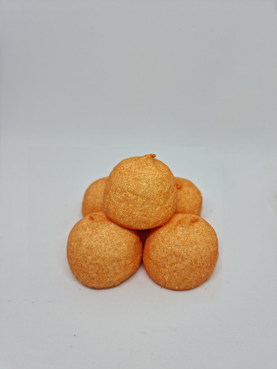 Gekleurde spekbollen