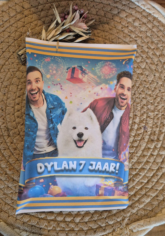 Chipswikkel Rutger, Thomas en Paco