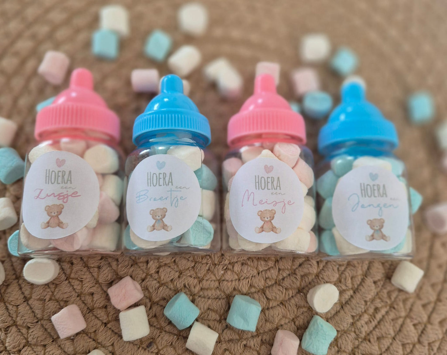 Geboortetraktatie babyflesje
