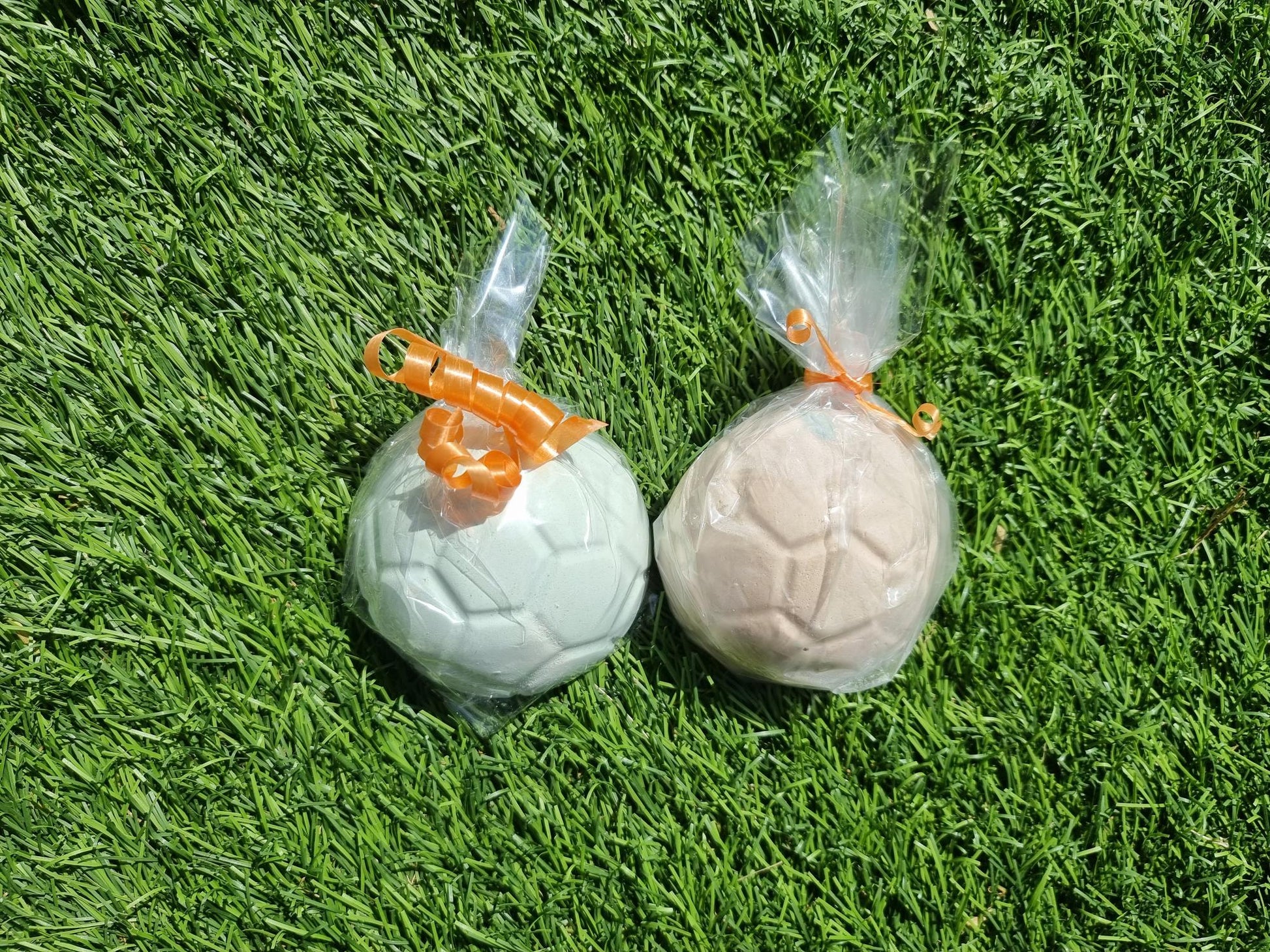 Voetbal stoepkrijt